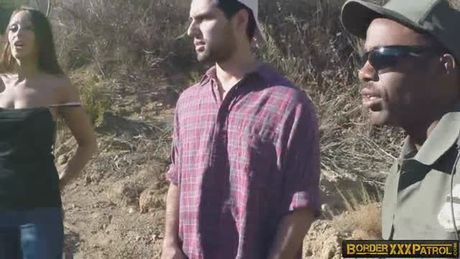 Deanna Dane gets pulled over for a cavity search and cock insertion