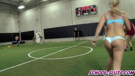 A Hot Game Of Strip Dodgeball With Hot College Students