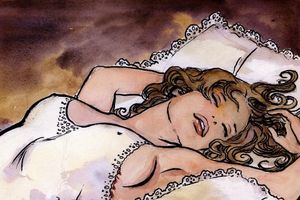 Women in art - Resting - By Milo Manara