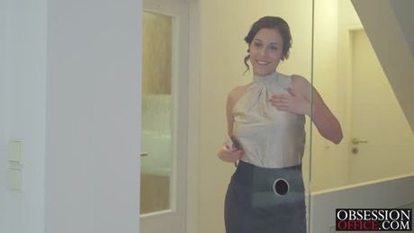 Antonia Sainz is always down for a good time at the office