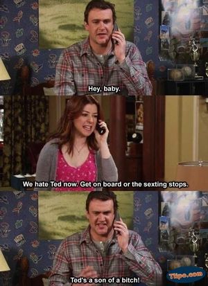 Allison Hannigan manipulates her man.