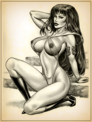 Vampirella - Sheer and Buxom