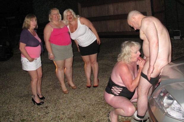 Typical dogging meeting with BJs on tap.