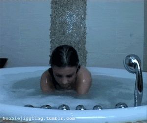 get out of the bath and show me your big boobs