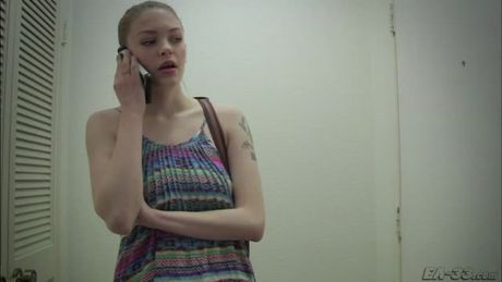 Karlie seduce the boyfriend after getting horny. She give a passionate blowjob making him hard then her pussy gets pounded but she did not e