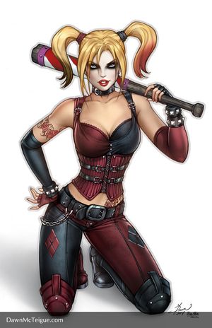 Arkham City Harley Quinn by Dawn-McTeigue