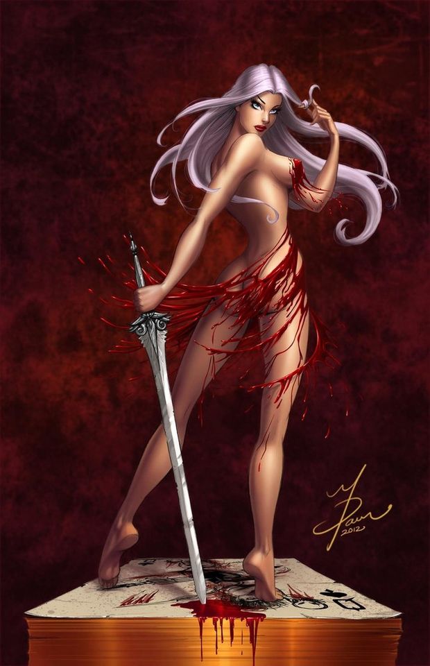 Blood Dress by Dawn-McTeigue