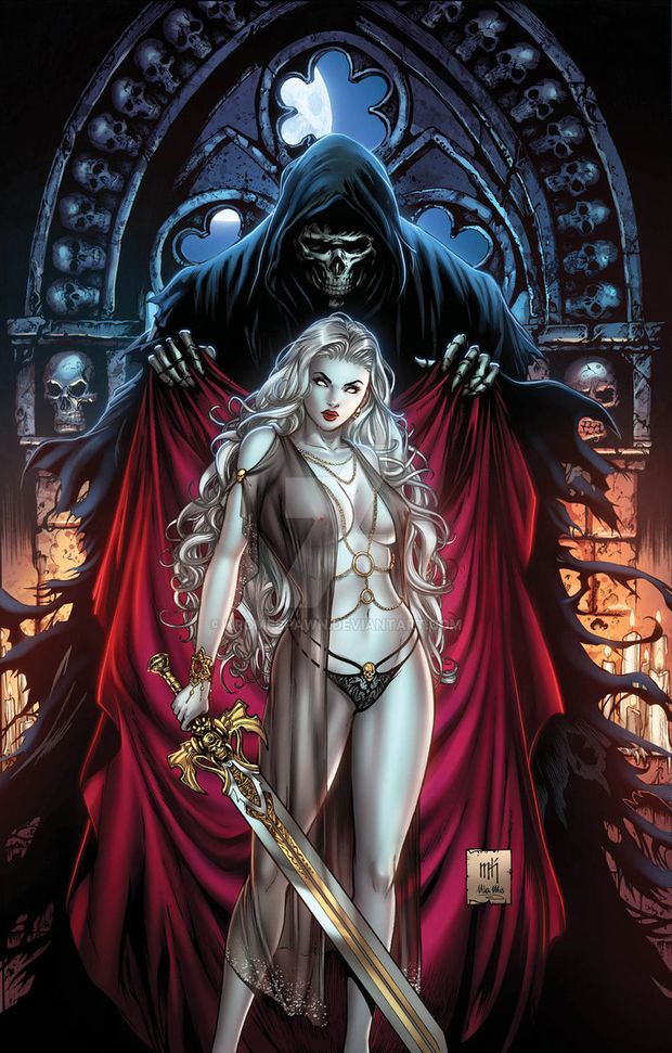 Lady death Risque by Kromespawn