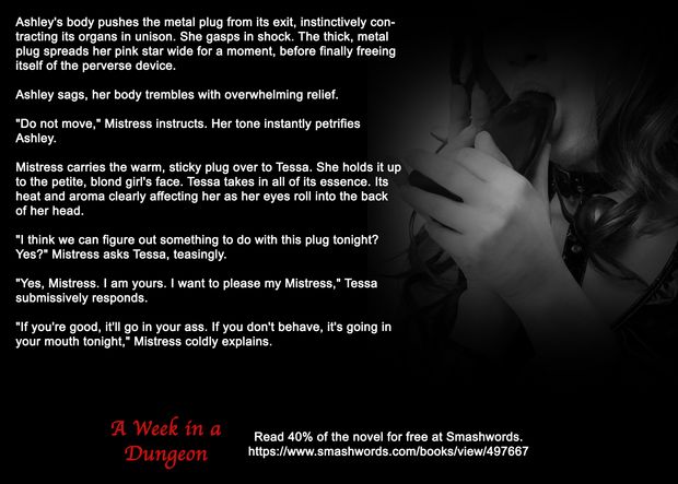 lesbian dungeon - ass plug - Erotic Text Story