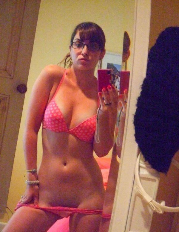 sexy nerdy selfie