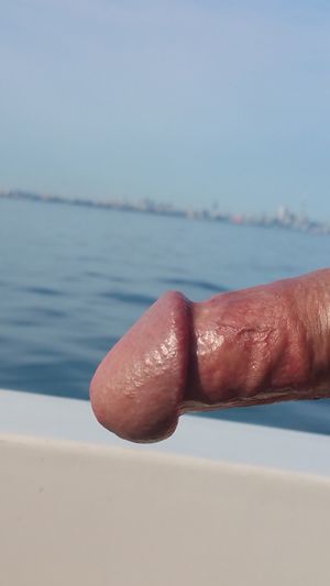 Closeup pic taken by friend on lake