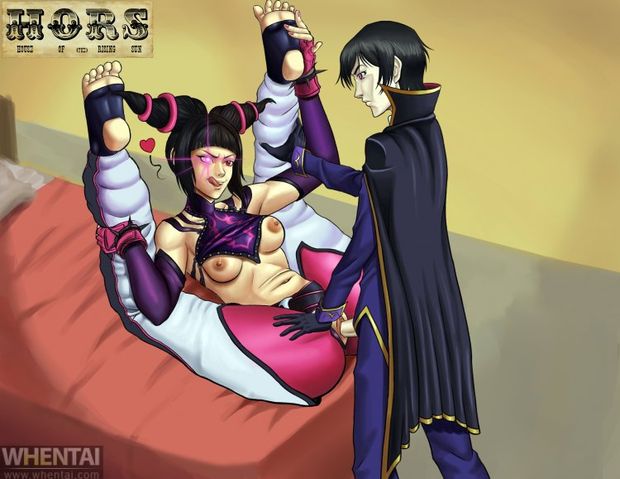 Street Fighter x Code Geass - Juri Han x Lelouch