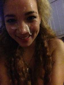 MM -CumSelfie - Happy Cum Covered Face