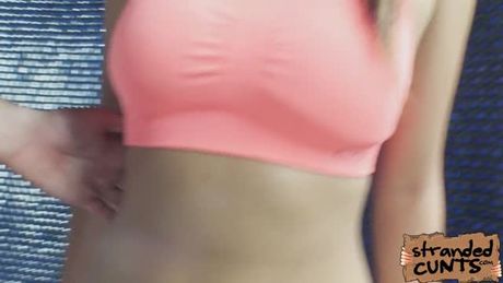 Watch Blair as dude gets her naked in the sauna