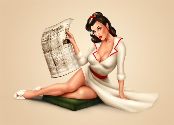 Girl art - Front Page November - By Jessica Dougherty