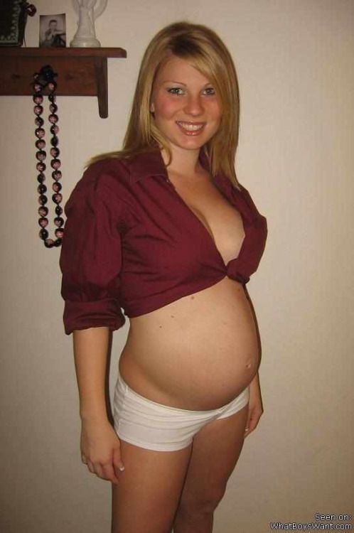 Cute chick with one on the way.