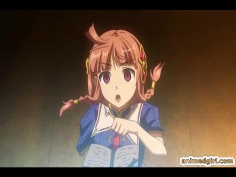 Cute anime coeds caught and drilled by tentacles monster