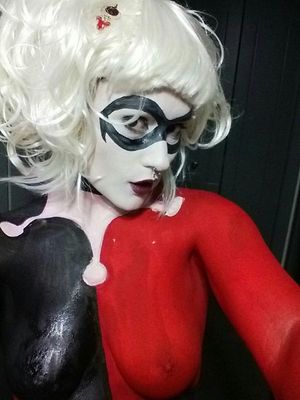 Harley Quinn bodypaint - Inara_Song