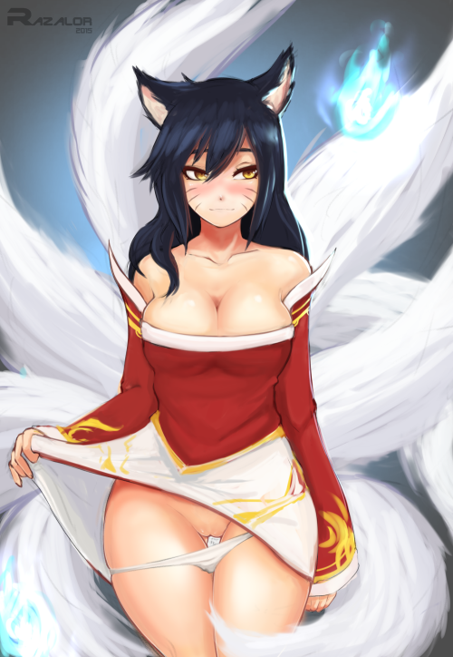 Ahri Request :by razalor – For more hentai pics, games , animes and mangas visit