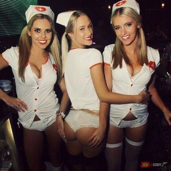 Sexy blonde nurses