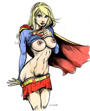 Sex Supergirl toon - Naughty Supergirl