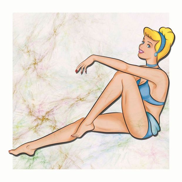 Sexy Cinderella toon - Swimsuit pinup