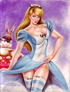 Sexy Alice toon - Sexy Alice In Wonderland