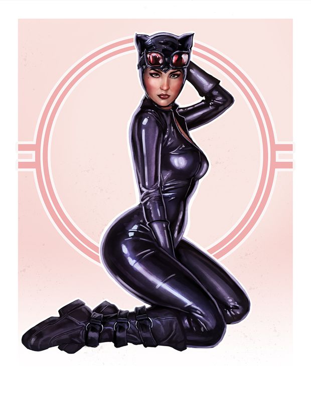 Catwoman toon - Pinup