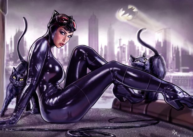 Catwoman toon - By Raffaele Marinetti