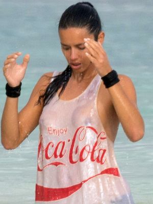 Adriana Lima Wet-Shirt
