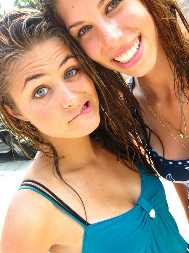 Sexy Teens Enjoying Party At Home