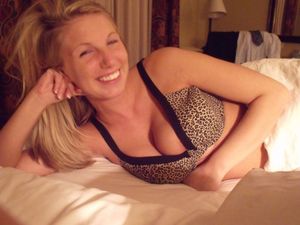 Blonde Wife Blowing Her Hubby