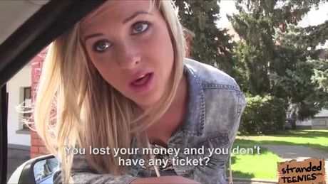 Broke babe Vinna Reed has no money left. A stranger guy offers her a ride home. She is comfortable to him and he seduces Vinna.