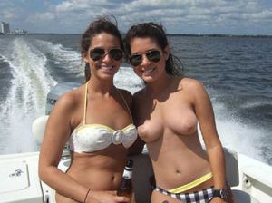 topless vacation pic