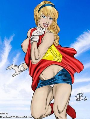 Sexy Supergirl - Panty Tease