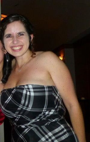 Jewish MILF Judy Shows Off Her Big Tits in Strapless Dress