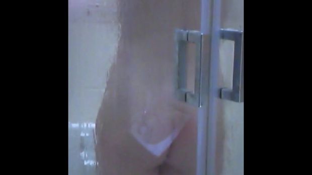 wife in shower 2