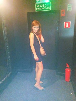 Wasted and horny redhead party chick is ready for real fun outside the club