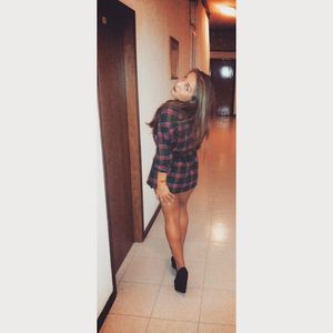 Epic hotel slut going back to "her" room wearing his shirt