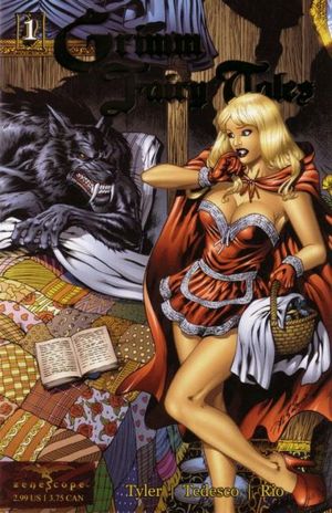 Toon character - Red Riding Hood - Wolf in bed