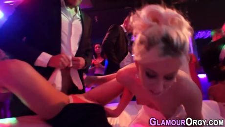 Bride rammed at party
