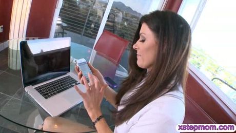 Sexy milf India Summer crazy threesome session with teens