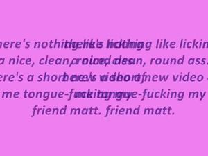 if you like a deep sloppy rimjob like this,,, hit me up!!