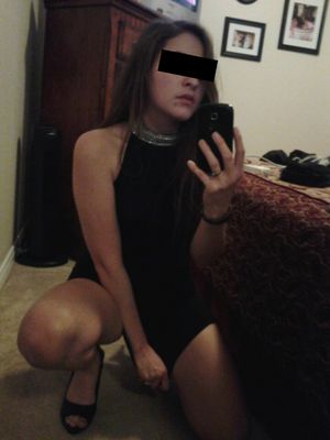 Her Squating Thinking of Sitting on My Cock