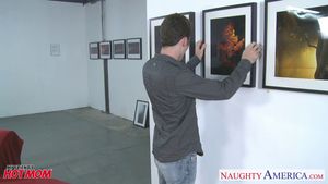 Sexy blonde mom Julia Ann gets big jugs fucked