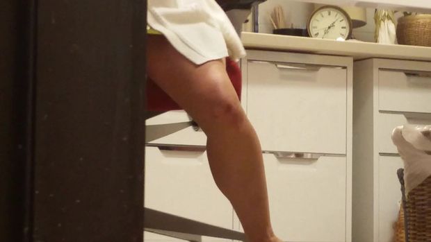 MILF upskirt at work 3