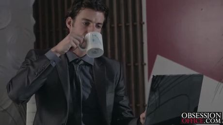 Veronica Vain gets a load at the office from her strict boss