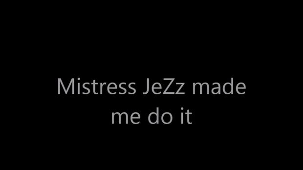Property Mistress JeZz finely obeying her owner.