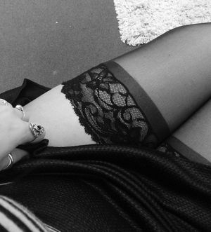 Wearing My Stockings And Suspenders Wanna Fuck Me 054