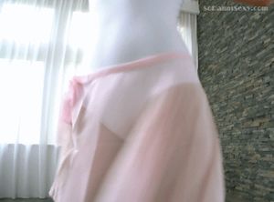 Sexy babe with a sweet ass doing a twirl gif